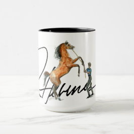 Ron Hevener "Fate of the Stallion" Signature Tasse