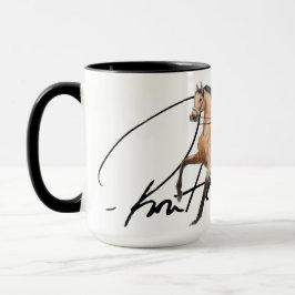 Ron Hevener "Fate of the Stallion" Signature Tasse