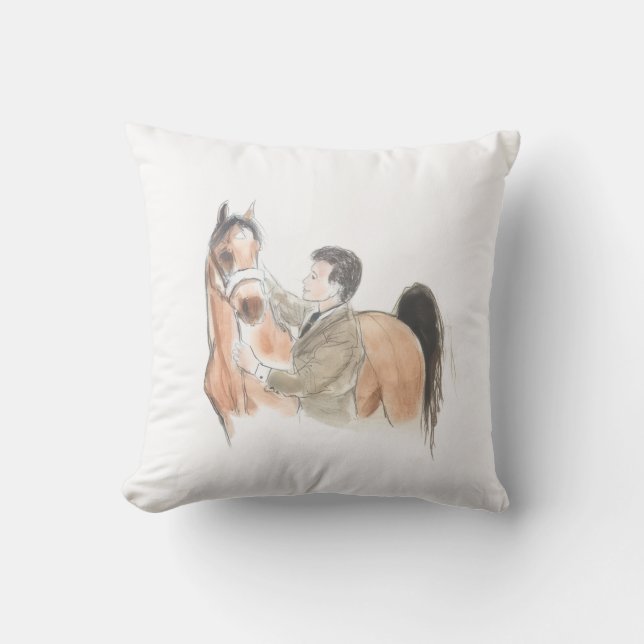 Ron Hevener "Fate the of the Stallion" Kissen (Vorderseite)