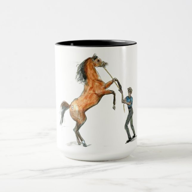 Ron Hevener "Schicksal des Hengstes" Tasse (Zentrum)