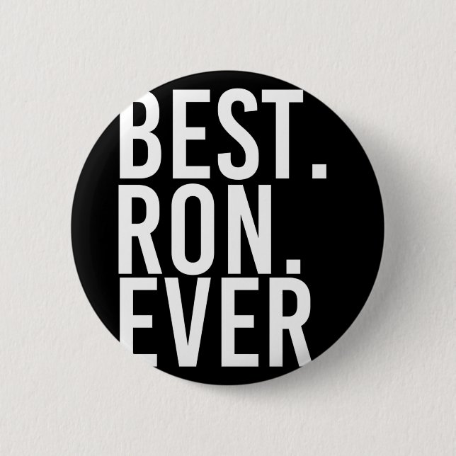 Ron immer lustige Männer Vaters Geschenkidee Leist Button (Vorderseite)