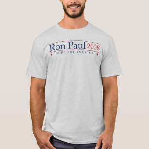 Ron Paul 2008 (Grau-) Umdrehung T-Shirt