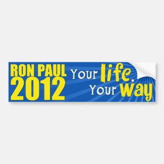 Ron Paul 2012 Autoaufkleber