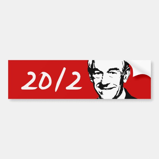 Ron Paul 2012 Autoaufkleber (Vorne)
