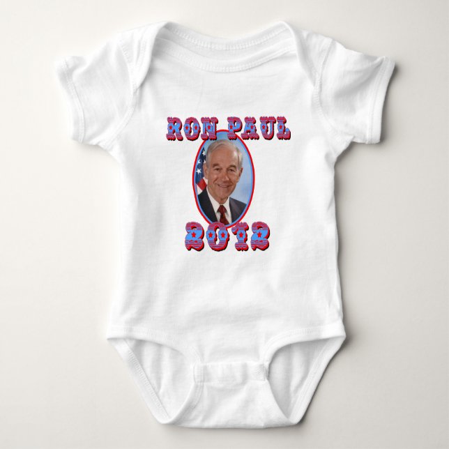 Ron Paul 2012 für Präsidenten USA Baby Strampler (Vorderseite)