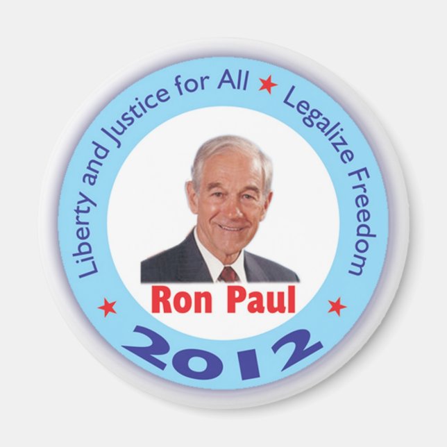 Ron Paul 2012 Magnet (Vorne)