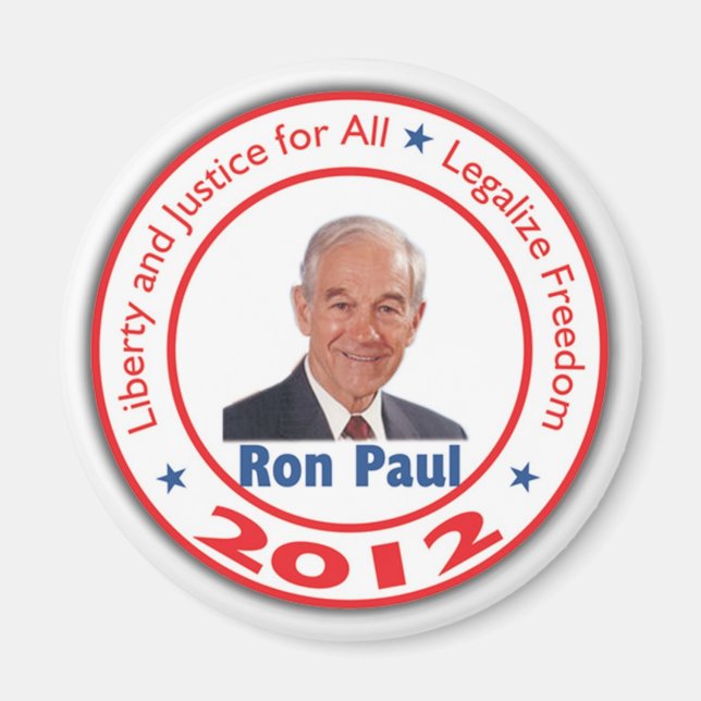 Ron Paul 2012 Magnet (Vorne)