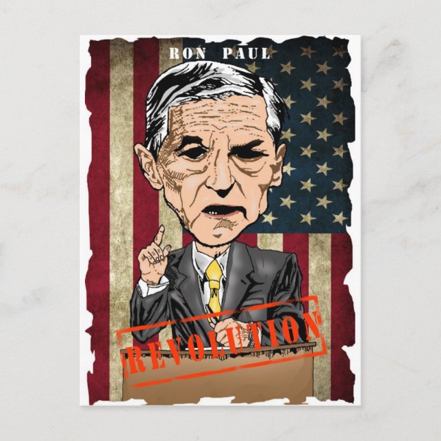 RON PAUL 2012 POSTCARD POSTKARTE (Vorderseite)