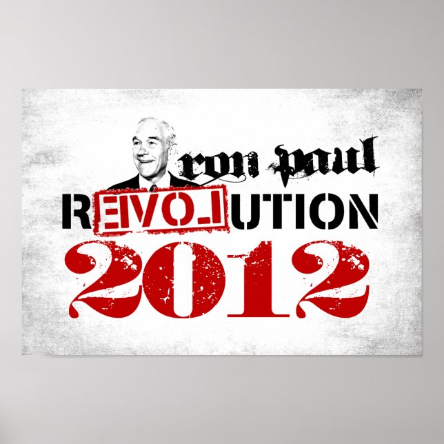 Ron Paul 2012 Revolution Poster (Vorne)