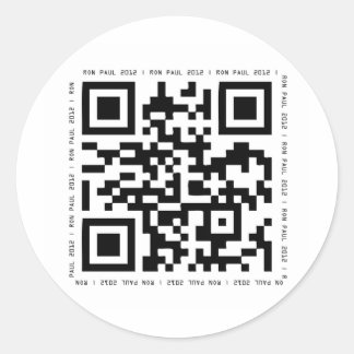 Ron Paul 2012 Runder Aufkleber