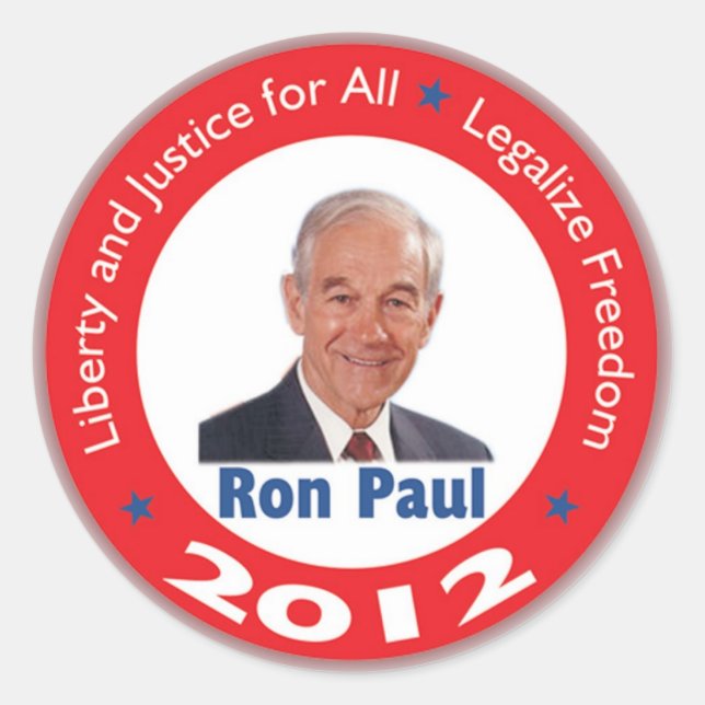 Ron Paul 2012 Sticker (Vorderseite)