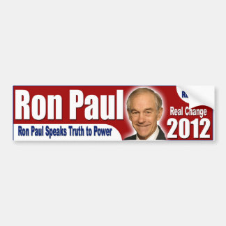 Ron Paul 2012 - Wirkliche Hoffnung, wirkliche Autoaufkleber