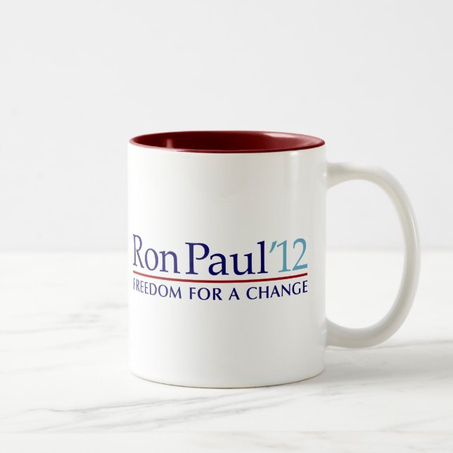 Ron Paul 2012 Zweifarbige Tasse (Rechts)