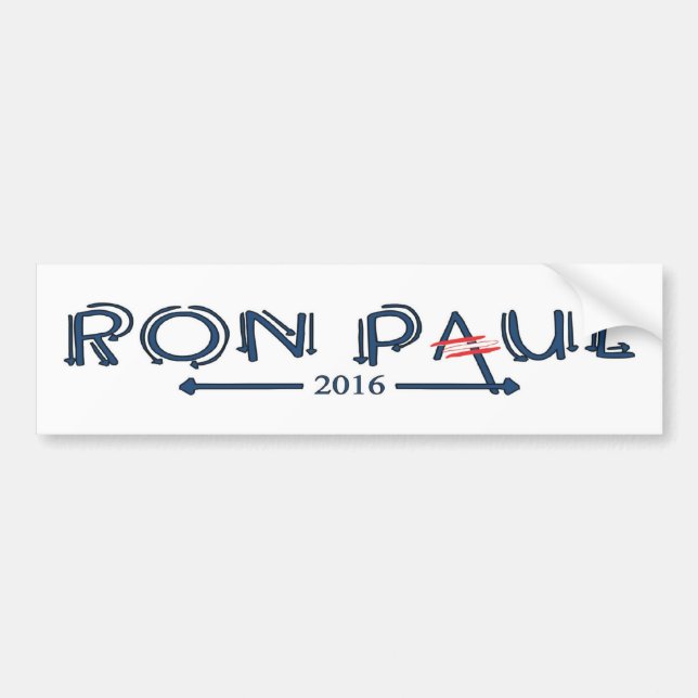 Ron Paul 2016 - Autoaufkleber (Vorne)