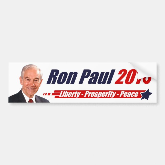 Ron Paul 2016 Autoaufkleber (Vorne)