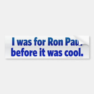 Ron Paul Autoaufkleber