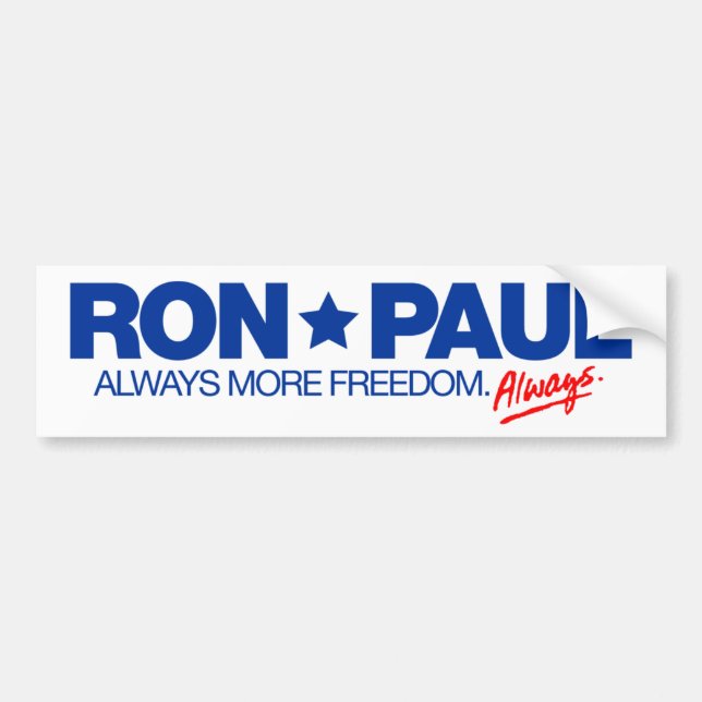 Ron Paul Autoaufkleber (Vorne)