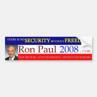 Ron Paul Autoaufkleber 2008