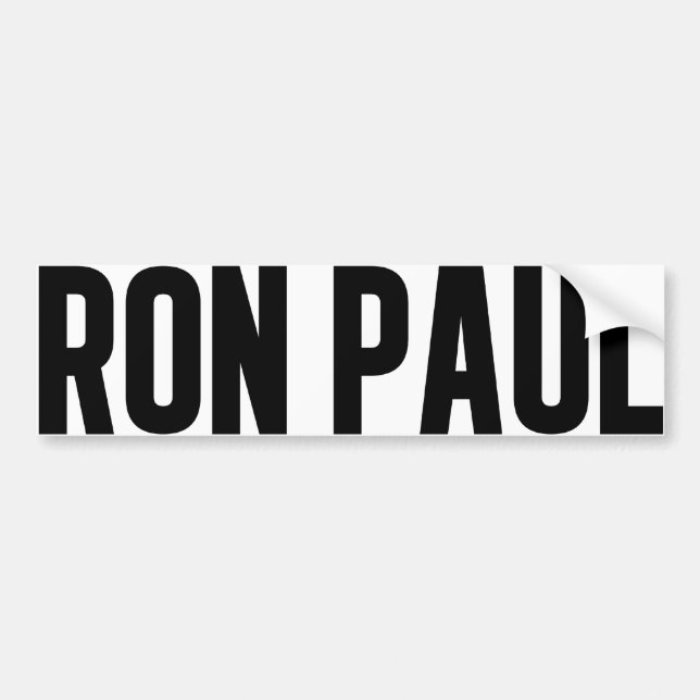 Ron Paul Autoaufkleber 2012 (Vorne)