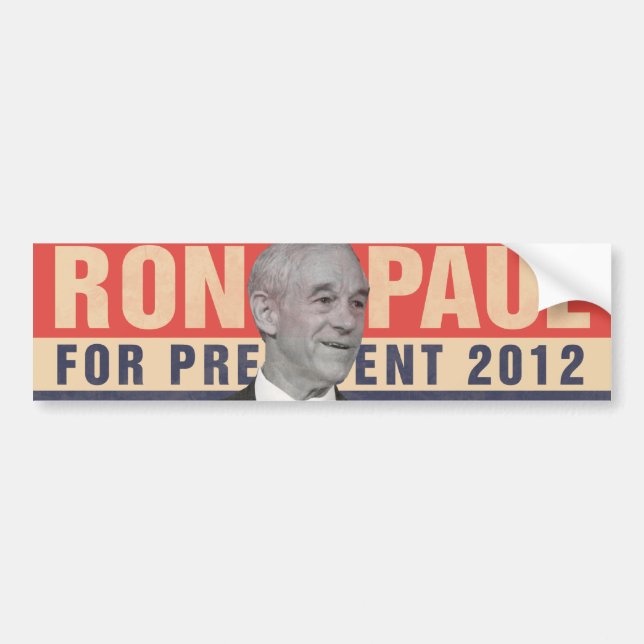 Ron Paul Autoaufkleber 2012 (Vorne)