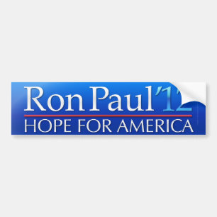 Ron Paul Autoaufkleber 2012