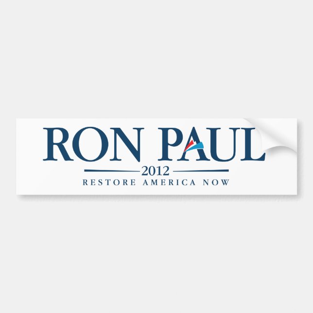 Ron Paul Autoaufkleber 2012 (Vorne)