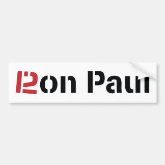 Ron Paul Autoaufkleber 2012