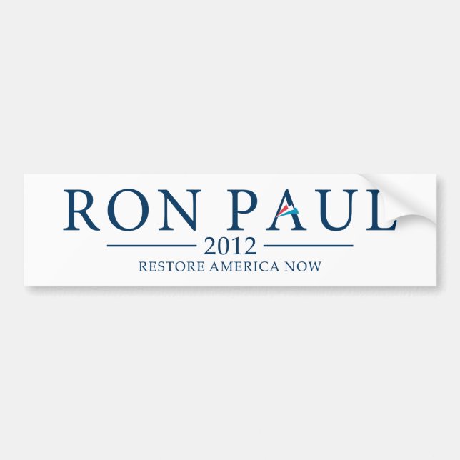 Ron Paul Autoaufkleber 2012 (Vorne)