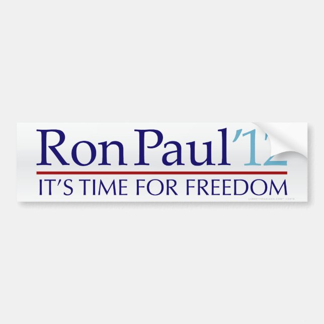 Ron Paul Autoaufkleber 2012 (Vorne)