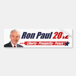 Ron Paul Autoaufkleber 2012
