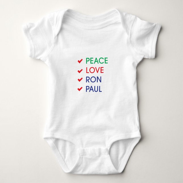 RON PAUL BABY STRAMPLER (Vorderseite)