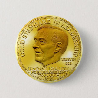 Ron Paul "Banned" Gold Liberty Dollar... Button! Button