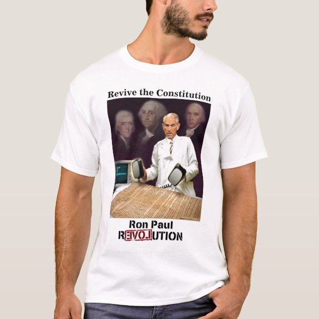 Ron Paul: beleben Sie die Konstitution wieder T-Shirt (Vorderseite)