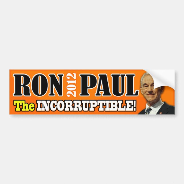 Ron Paul - das unbestechliche! Autoaufkleber (Vorne)