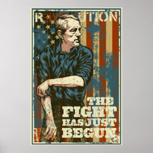 Ron Paul der Kampf hat gerade Plakat angefangen