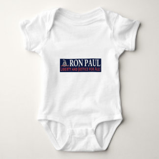 Ron Paul: Freiheit und Gerechtigkeit für ALLE Baby Strampler
