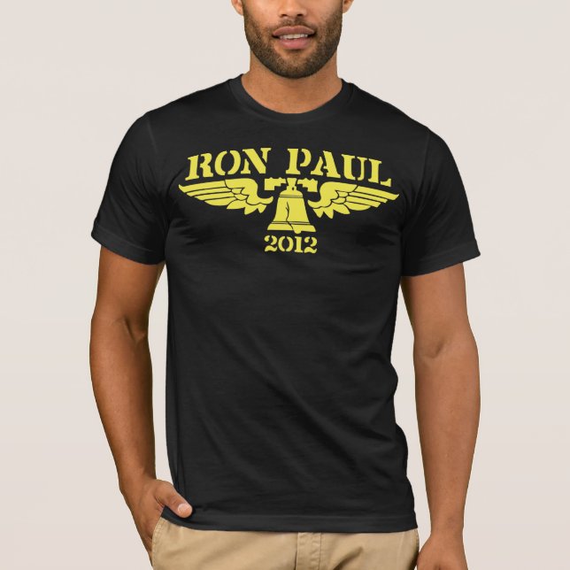 Ron Paul-Freiheits-Gelb T-Shirt (Vorderseite)