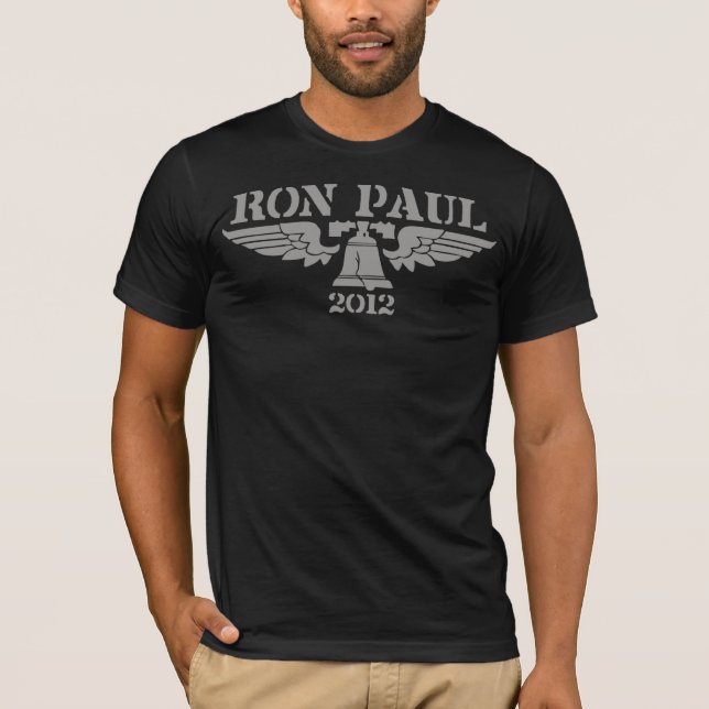 Ron Paul-Freiheits-Grau T-Shirt (Vorderseite)