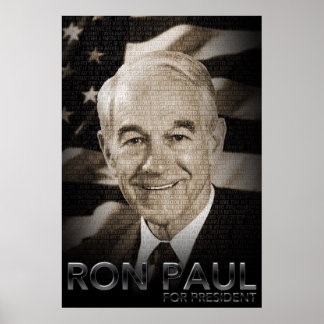 Ron Paul für das Wahlkampfposter des Präsidenten 2 Poster