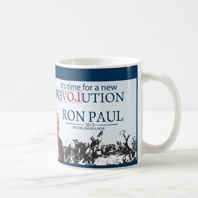 Ron Paul für den Präsidenten Kaffeetasse (Rechts)