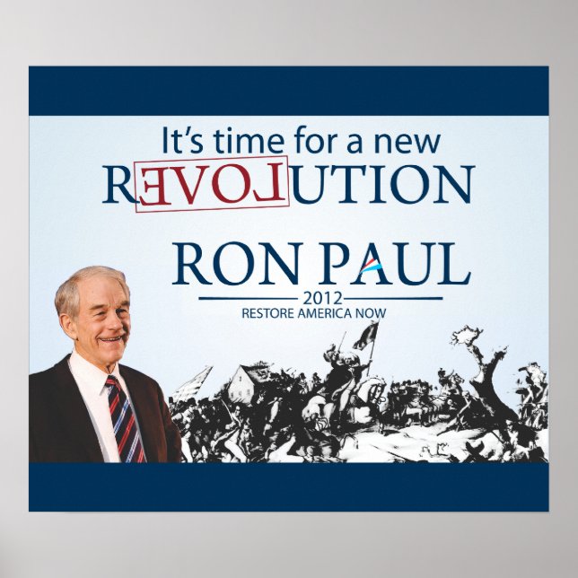 Ron Paul für den Präsidenten Poster (Vorne)