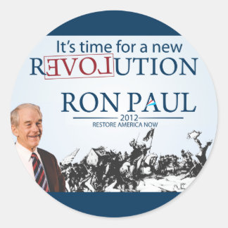 Ron Paul für den Präsidenten Runder Aufkleber