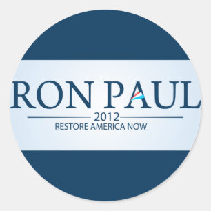 Ron Paul für den Präsidenten Runder Aufkleber
