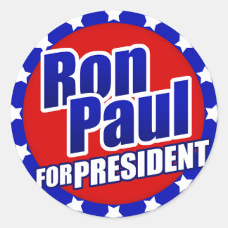 Ron Paul für den Präsidenten Runder Aufkleber