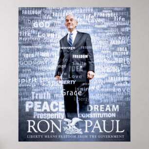 Ron Paul für immer Poster