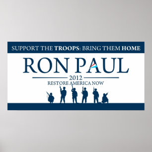 Ron Paul für Plakat Präsidenten-2012 Kampagne