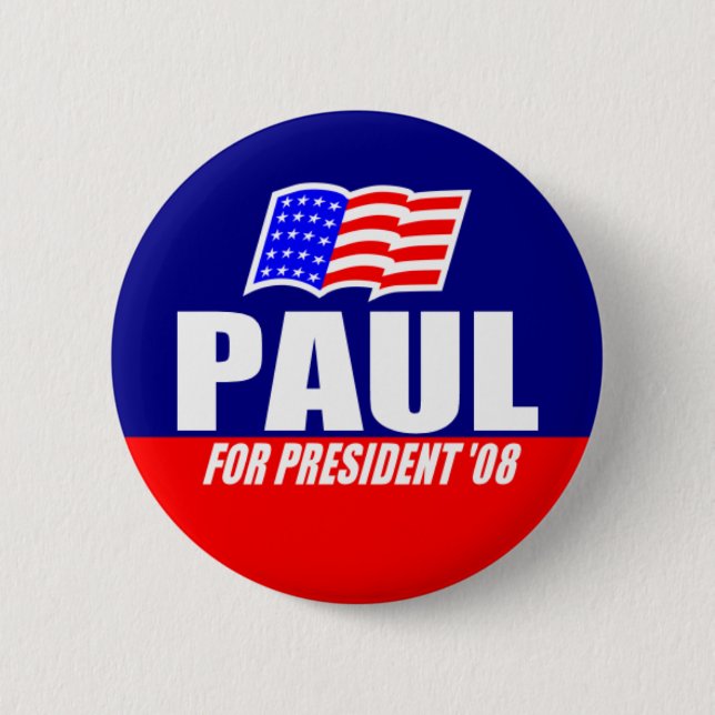 Ron Paul für Präsidenten 08 Knopf Button (Vorderseite)