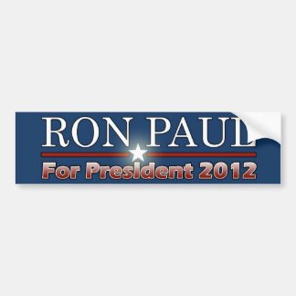 Ron Paul für Präsidenten 2012 Autoaufkleber