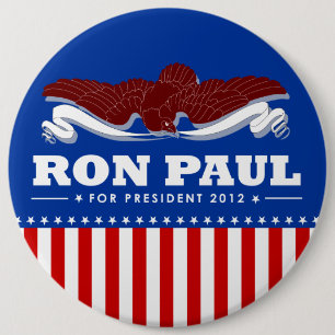 Ron Paul für Präsidenten 2012 Button