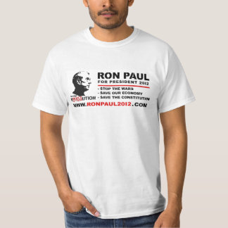 Ron Paul für Präsidenten 2012 - retten Sie die T-Shirt